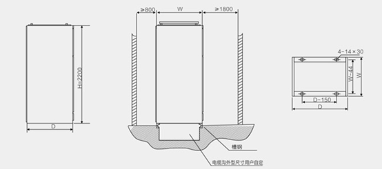 GCS 交流低压抽屉柜成套开关设备外形及安装尺寸