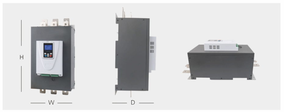 75kW-630kW在线软启动器外形图