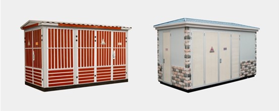 YBM-12/0.4 Outdoor Prefabricated Substation Exterior View Example 1